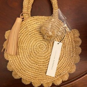 Loeffler Randall - straw circle tote with tags